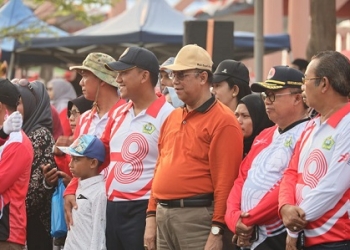 Diikuti 250 Regu, Wabup Karimun Lepas Peserta Lomba Gerak 10 Kilometer Tingkat SD dan SMP