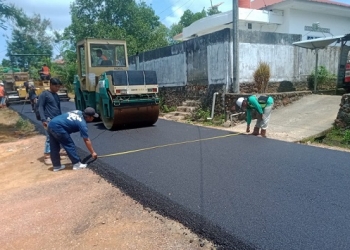 Hampir Rampung, Pengaspalan Jalan Kampung Baru Madong Progres Fisiknya Capai 97 Persen