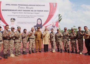 Jadi Inspektur Upacara HUT Tagana, Ansar Dorong Edukasi dan Mencermati Potensi Ancaman