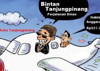Fantastis! Hanya ke Tanjungpinang Sekretariat DPRD Bintan Anggarkan Perjalanan Dinas Rp327 Juta