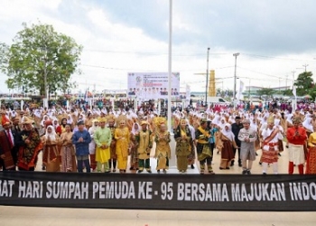 Tarian Kolosal SMAN 2 Memeriahkan Peringatan Upacara Sumpah Pemuda 2023 Kepri