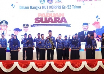 Meriahkan HUT ke-52 Korpri, 27 OPD Pemprov Kepri Ikut Lomba Paduan Suara