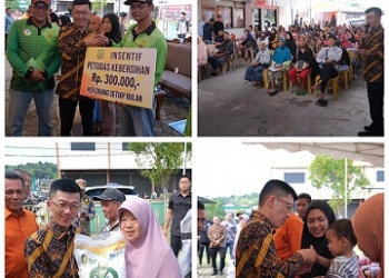 Salurkan Bantuan 72,8 Ton dan insentif Petugas Kebersihan, Hasan: Bentuk Kepedulian Masyarakat