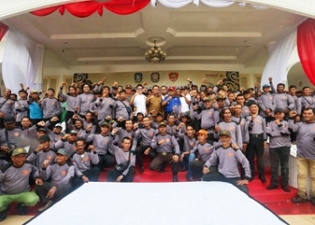 Ansar Hadir Apel Siaga Satlinmas: Menyongsong Pemilu 2024 dengan Semangat Gotong Royong