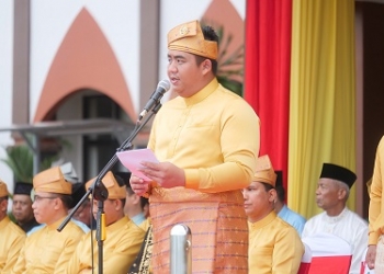Bupati Roby di Upacara HUT Kabupaten Bintan: Jadikan Evaluasi Kinerja untuk Kemajuan