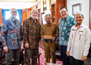 Kerja Sama Peningkatan SDM ASN, Sekda Terima Kunjungan Civitas Akademika Universitas Rhode Island