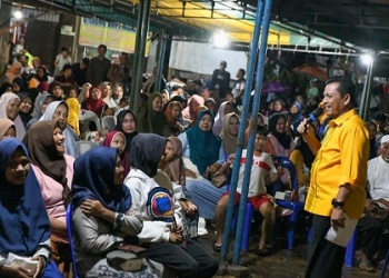 Kunker ke Desa Kelong, Ansar Ajak Warga Sukseskan Pemilu 14 Februari Jangan Sampai Golput