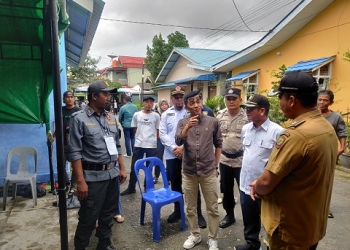 Pj Wako Hasan Tinjau Sejumlah TPS, Partisipasi Masyarakat Dinilai Cukup Tinggi