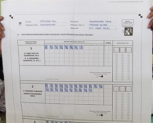 Pasangan Prabowo-Gibran Menang di TPS Pj Walikota Kota Tanjungpinang
