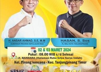 Heboh, Acara Disdagin Tanjungpinang Foto Terpajang Bukan Sekda Malah Hasan & Ansar