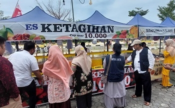 Pastikan Bersih dan Aman Dagangan Pasar Ramadan, Dinkes Lakukan Pengawasan Hingga April Mendatang