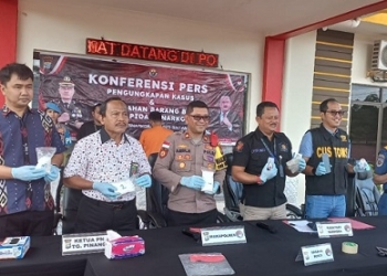 Pengungkapan Kasus Narkoba di Pelabuhan Kijang, Polres Musnahkan 1.016 Gram Narkotika Jenis Sabu