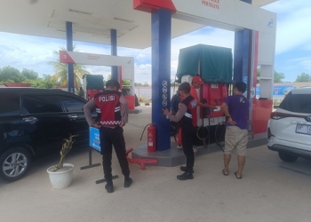 Antisipasi Praktik Curang BBM, Polres Karimun Patroli Sambangi SPBU