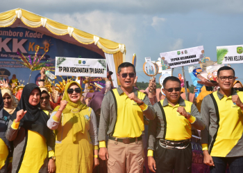 Resmi dibuka Sekda Zulhidayat, Jambore Kader PKK ke-8 Tingkat Kota Tanjungpinang berlangsung Meriah