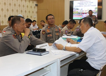 Tim Wasrik Itwasda Polda Kepri Lakukan Audit Kinerja TA 2024 di Polresta Tanjungpinang