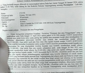 Dirugikan Puluhan Juta, Wanita Asal Tanjungpinang Laporkan Temannya ke Polisi Dugaan Penipuan dan Penggelapan
