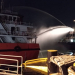 Kapal Tanker SPOB Jeanita Terbakar di Perairan Tanjung Uban Bintan