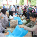 Pasar Murah Polres Karimun Diserbu Masyarakat, Besok Dilanjutkan Jalan Santai Berhadiah Sepeda Motor