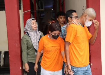 Pasutri Mucikari Ditahan Polresta Tanjungpinang