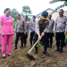 Sambut HUT Bhayangkara, Polresta Tanjungpinang Tanam 1200 Bibit Tanaman Hortikultura