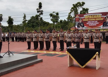 Kapolres Bintan Pimpin Sertijab PJU Polres Bintan