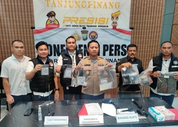 Tangkap 3 Pengedar, Satresnarkoba Tanjungpinang Amankan 234,04 Gram Sabu