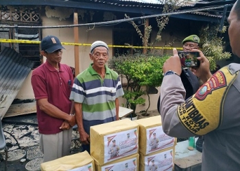 Polda Kepri Salurkan Bantuan Paket Pangan untuk Korban Kebakaran