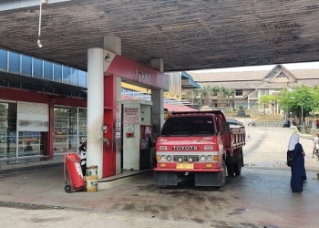 Beberapa Hari Penerapan Fuel Card Bukopin, Jalur Pengisian Solar Tampak Sepi