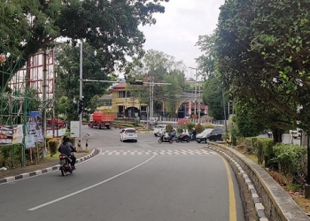 Traffic Light Jalan Basuki Rahmat Padam 2 Hari, Arus Lalu Lintas Carut Marut