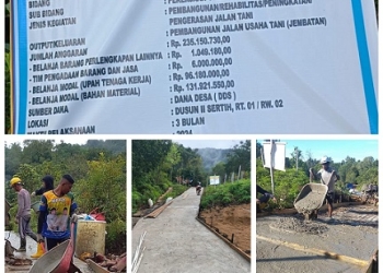 Prioritas Kegiatan Secara Swakelola, Kades Kelumu: Dana Desa Terealisasi Tepat Sasaran