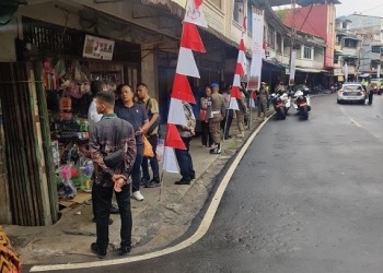 Sinergitas TNI Polri dan Satpol PP Amankan Kunjungan RI 2