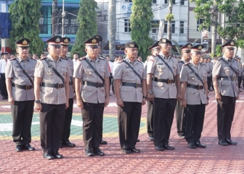 Kapolres Robby Pimpin Upacara Sertijab Sejumlah PJU Polres Karimun