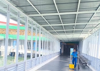 Perbaikan Plafon Trestle Internasional SBP Rampung, Arus Penumpang Kembali Normal