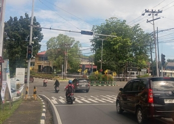 Trafight Light Jalan Basuki Rahmat Padam, Dishub Minta Pengendara lebih Hati-hati
