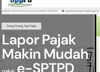 BPPRD Maksimalkan Penerapan Aplikasi E-SPTPD ke Seluruh Wajib Pajak Tanjungpinang