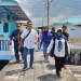 Kegiatan Kampanye Door to door di Senggarang, Rahma Disambut Hangat Warga