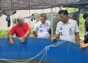 Kalapas Narkotika Tinjau Budidaya Tanaman dan Ikan yang Dikelola WBP