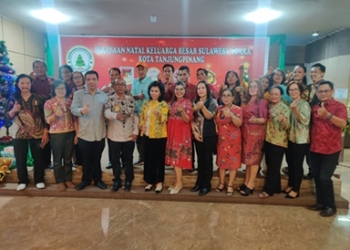 Perdana, Keluarga Besar Sulawesi Utara Menggelar Perayaan Natal 2024 Bersama