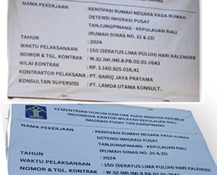 Dinilai Asal Jadi, LPKP akan Laporkan Proyek Imigrasi ke Kejati Kepri
