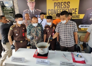 Polresta Tanjungpinang Musnahkan 168 Gram Sabu, Bandarnya Jadi DPO