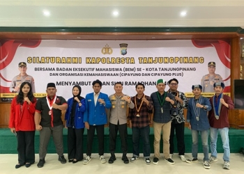 Gelar Pertemuan dengan Kapolresta Tanjungpinang, Ini Pesan Mahasiswa Kepada Polri