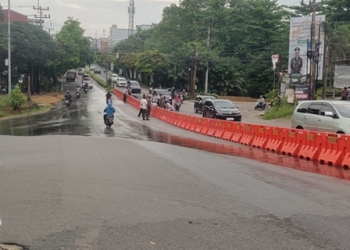 Sempat Dibuka Puluhan Warga, Cross Barrier Simpang MKP kembali Ditutup