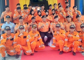 Marsekal Madya TNI Bagus Puruhito Tinjau Kesiagaan SAR di Laut Perbatasan