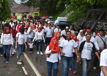 Hari Ibu: Bhayangkari Tanjungpinang Gelar Jalan Sehat, Hiburan Musik & Pembagian Door Prize