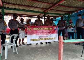 Polres Tanjungpinang Salurkan Bantuan Beras ke Masyarakat
