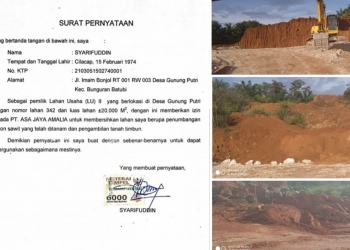 Klarifikasi Seputar Galian C di Natuna Yang di Katakan Tanah Negara
