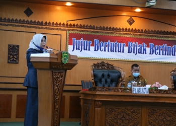 Plt Walikota Tanjungpinang Sampaikan Ranperda Pertanggungjawaban APBD 2019