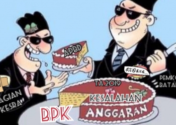 TA 2019 Pemko Batam Menghasilkan Rp52 Miliar Kesalahan Anggaran, Rp27 Miliar Diciptakan Bagian Kesra
