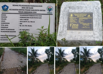 Pembangunan Jalan Paving Block Diduga Jadi Lahan Korupsi & Mark Up