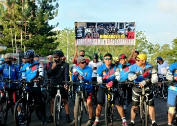 MENYAMBUT HUT POM AL KE-75, DIMERIAHKAN DENGAN FUN BIKE BERSAMA